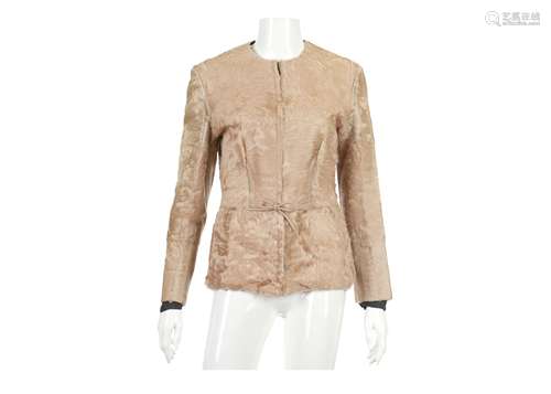 Tom Ford Gucci Golden Sheared Persian Lamb Jacket