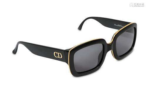 Christian Dior Vintage Black Sunglasses