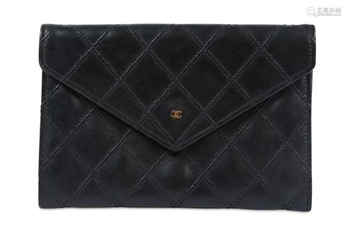 Chanel Black Leather Wallet