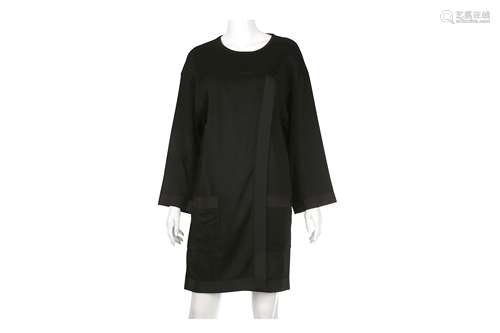 Chanel Black Rayon Jumper Dress - size 38