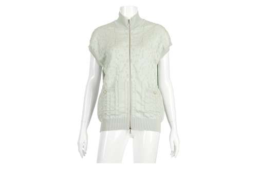 Chanel Pale Green Cardigan - size 44