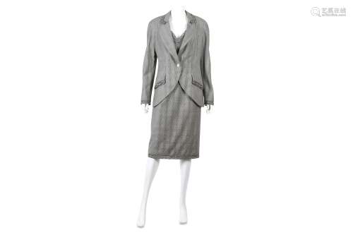 Christian Dior Glen Plaid Dress Suit - sizes 12 and 14
