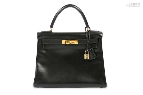 Hermes Black Box Kelly 28