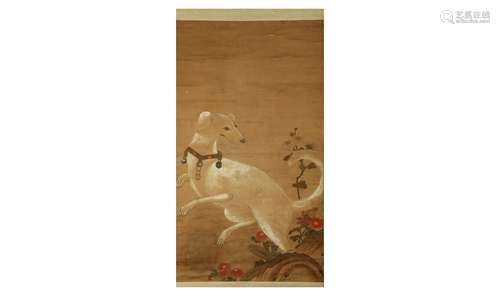 A JAPANESE HANGING SCROLL.