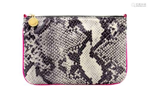 Stella McCartney Grace Faux Python Pochette