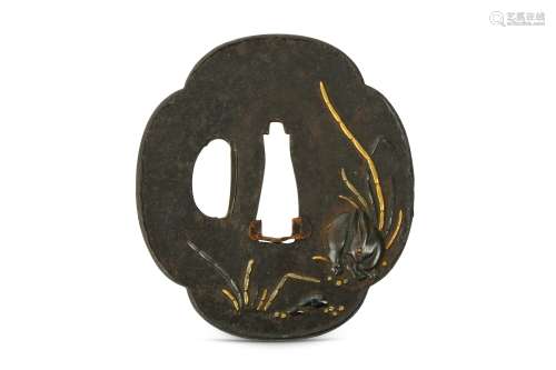 A JAPANESE IRON TSUBA.