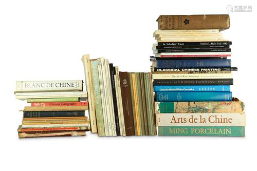 A COLLECTION OF ASIAN ART REFERENCE BOOKS AND AUCTION CATALOGUES.