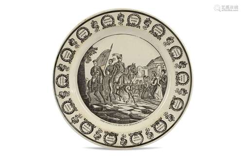 A FRENCH COMMEMORATIVE CABINET PLATE