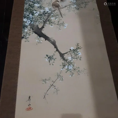 Japanese painting on silk