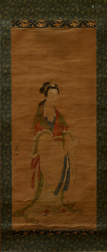Japanese painting on Silk