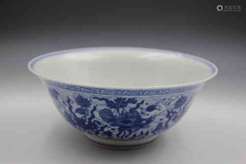 A Chinese Blue and White Porcelain Bowl