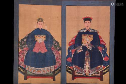 A Chinese Painting of a Couple