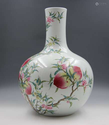 A Chinese Famille Rose Porcelain Vase