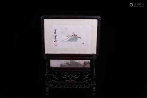 A Chinese Painting, Qi Baishi Mark