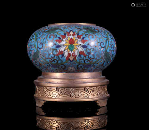 A Chinese Cloisonne Jar