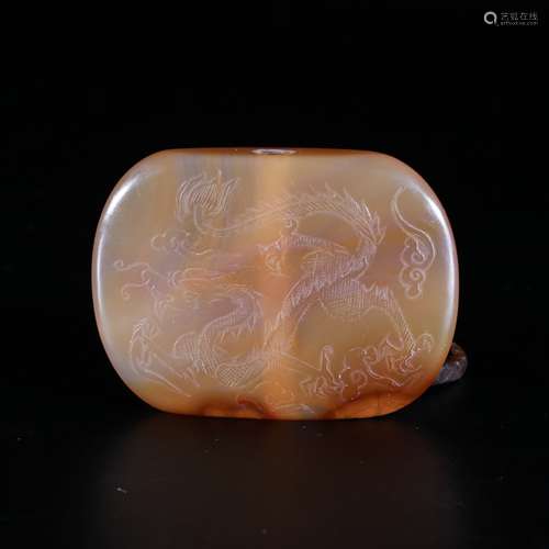 A Chinese Agate Ornament