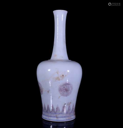 A Chinese Underglazed Red Porcelain Vase