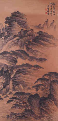 A Chinese Landscape Painting, Xiaoxun Mark