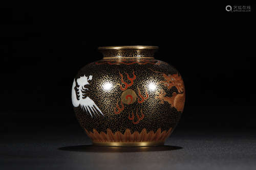 A Chinese Gilt Porcelain Water Pot