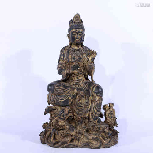 A Bronze Statue of Guanyin