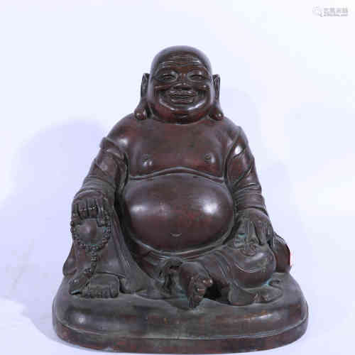 A Bronze Statue of Maitreya Bodhisattva