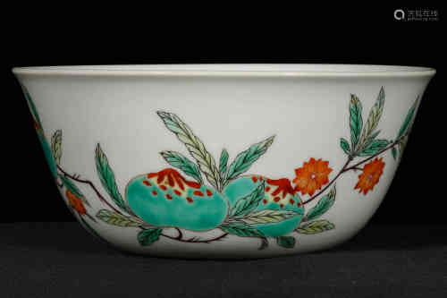 A Chinese Multicolored Porcelain Bowl 