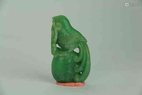 A Chinese Jadeite Bird