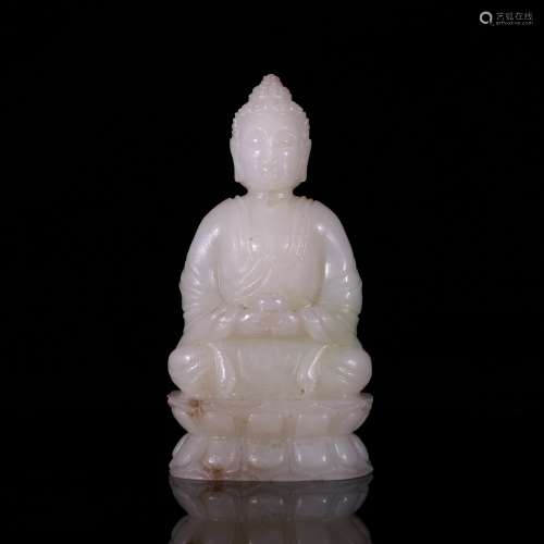 A Chinese Jade Buddha
