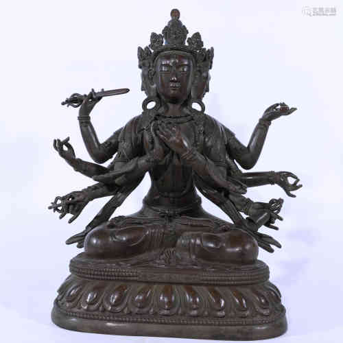 A Bronze Buddha Statue of Namgyalma