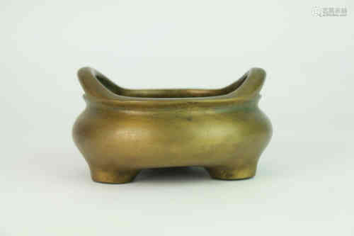 A Chinese Bronze Incense Burner