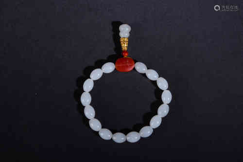 The Chinese Jade Hand String Beads