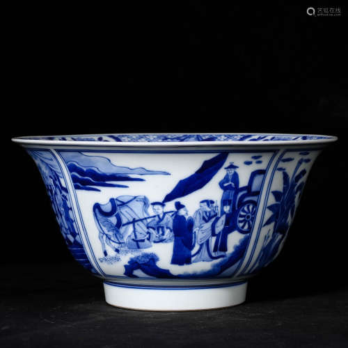A Chinese Blue and White Porcelain Bowl 