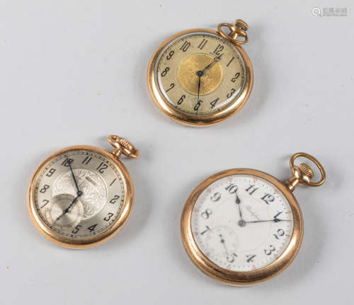 Set of Gilt Connecticut/Pocked Watch