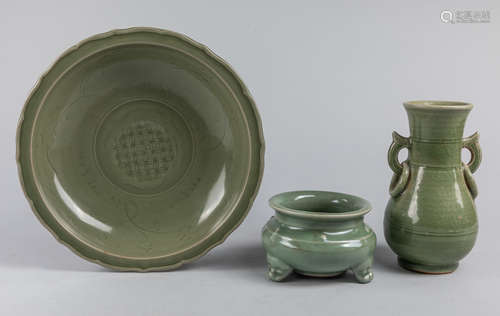 Set Korean Joseon Dynasty Style Celadon Wares