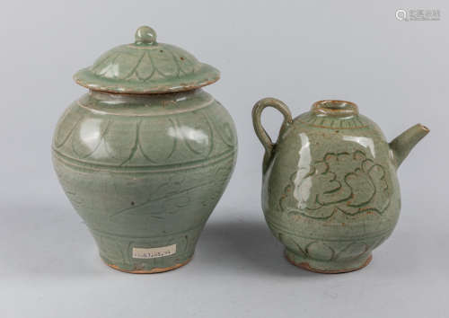 Set of Korean Joseon Dynasty Style Porcelain Tea Set