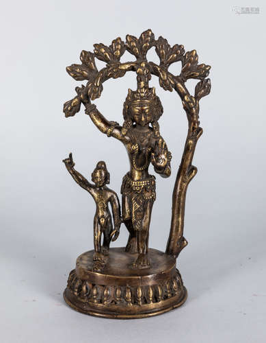 18th Tibetan Antique Bronze Buddha