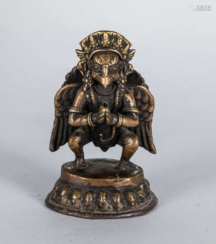 19th Tibetan Antique Gilt Bronze Buddha