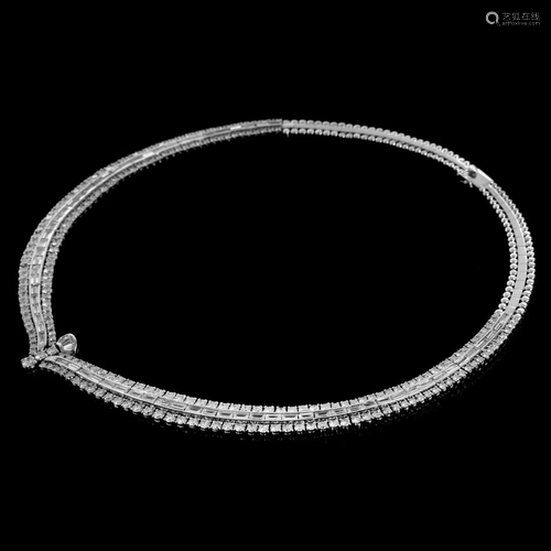 Diamond and 18K Necklace