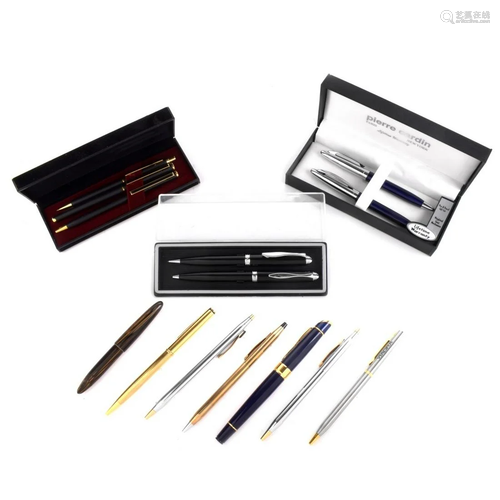 14 Assorted Pens, Sheaffer's, Cross,Cardin etc