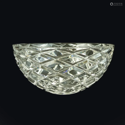 Tiffany & Co. Diamond Cut Crystal Bowl