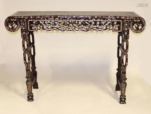 Large Chinese Hardwood Altar Table