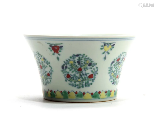 20thC Chinese Dou Glazed Bowl