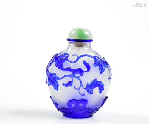 Chinese Peking Glass Snuff Bottle