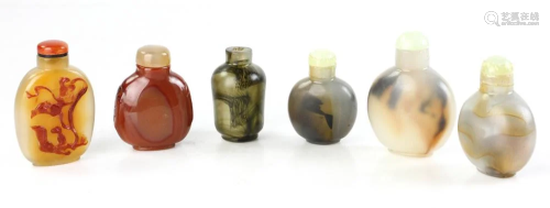 Chinese Agate Snuff Bottles