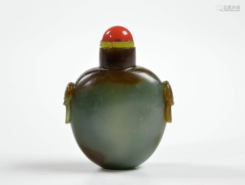 Very Fine Chinese Jade Snuff Bottle