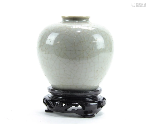 Chinese Ge Type Porcelain Water Dropper