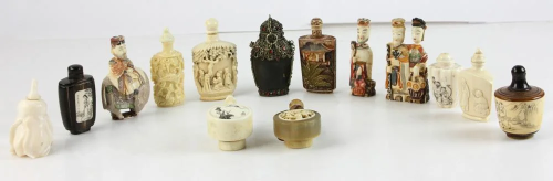 Group of Asian Snuff Bottles