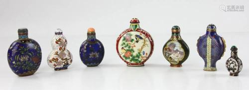 Chinese Cloisonne Snuff Bottles