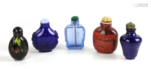 Chinese Peking Glass Snuff Bottles