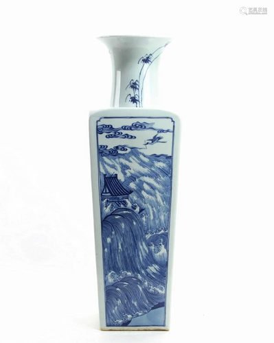 A Chinese Blue and White Vase